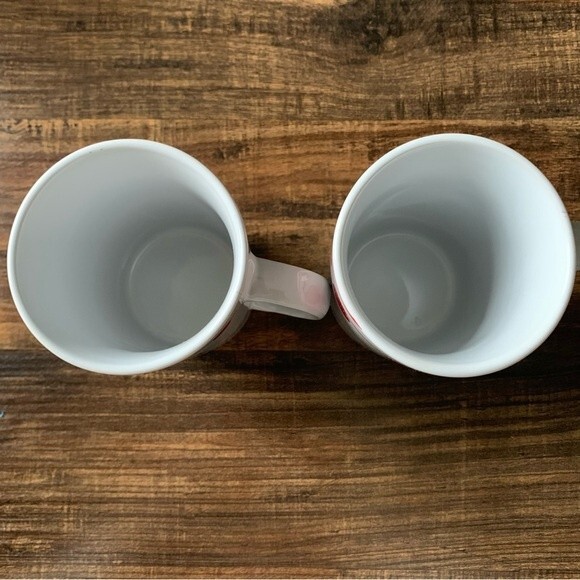 SALE! Starbucks 2012 Holiday Mug Set of Two - White with Red Bulb Garland - Picture 5 of 8